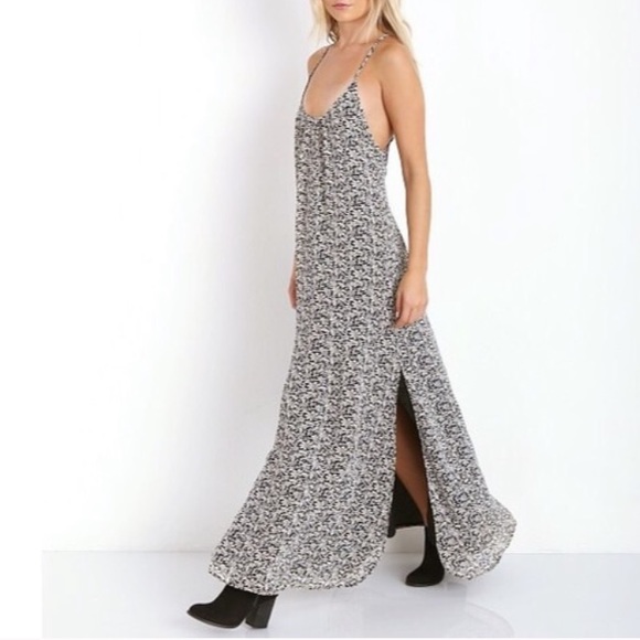 Dresses & Skirts - Stillwater Leather Back Summer Rome Maxi Dress S